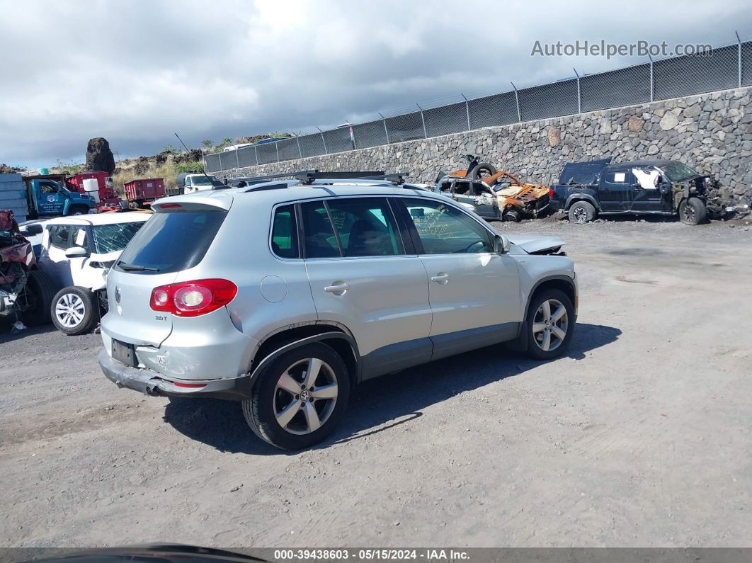 2010 Volkswagen Tiguan Wolfsburg Edition Silver vin: WVGAV7AX6AW521647