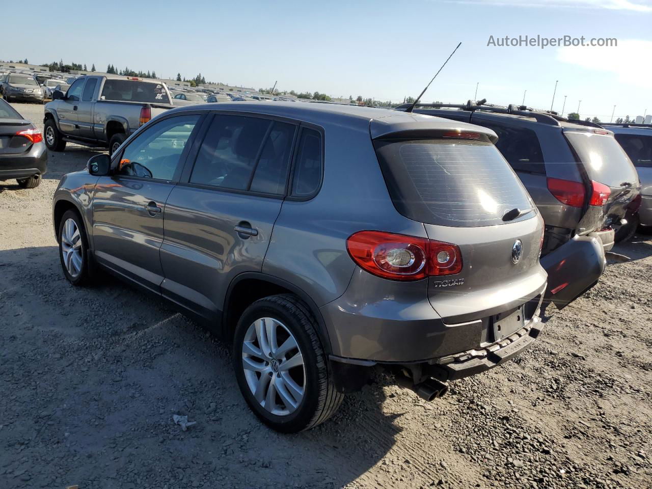 2010 Volkswagen Tiguan S Gray vin: WVGAV7AX6AW534589