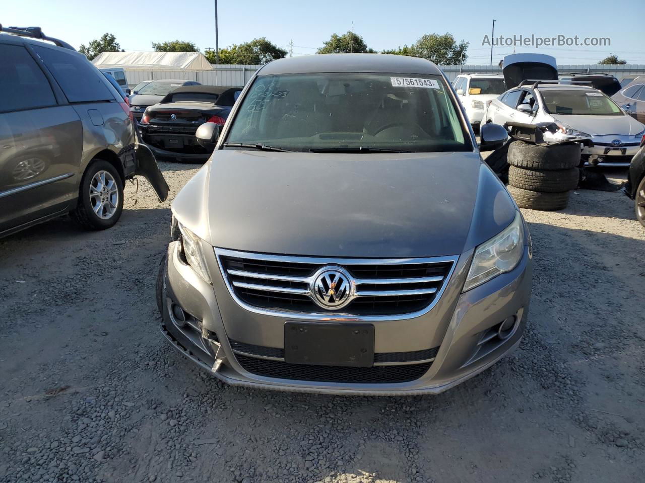 2010 Volkswagen Tiguan S Gray vin: WVGAV7AX6AW534589