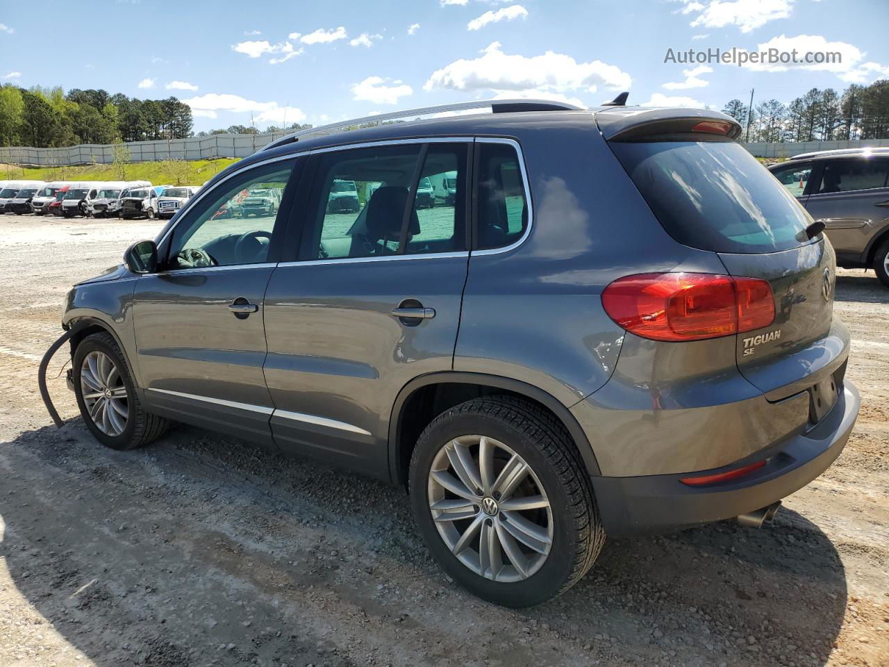 2016 Volkswagen Tiguan S Gray vin: WVGAV7AX6GW590590