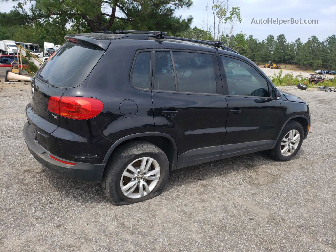 2017 Volkswagen Tiguan S Black vin: WVGAV7AX6HK006522