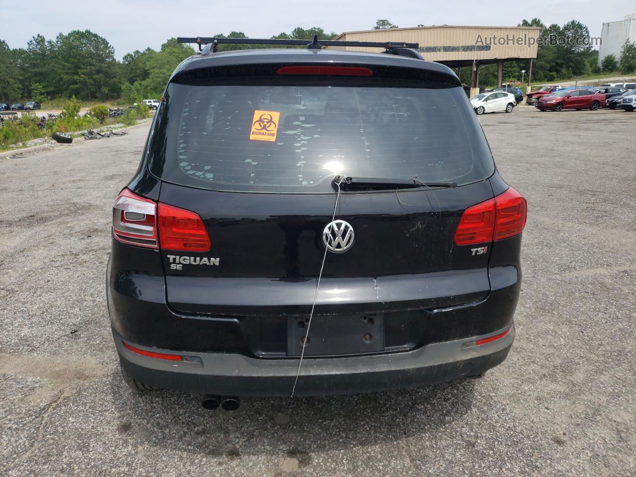 2017 Volkswagen Tiguan S Black vin: WVGAV7AX6HK006522