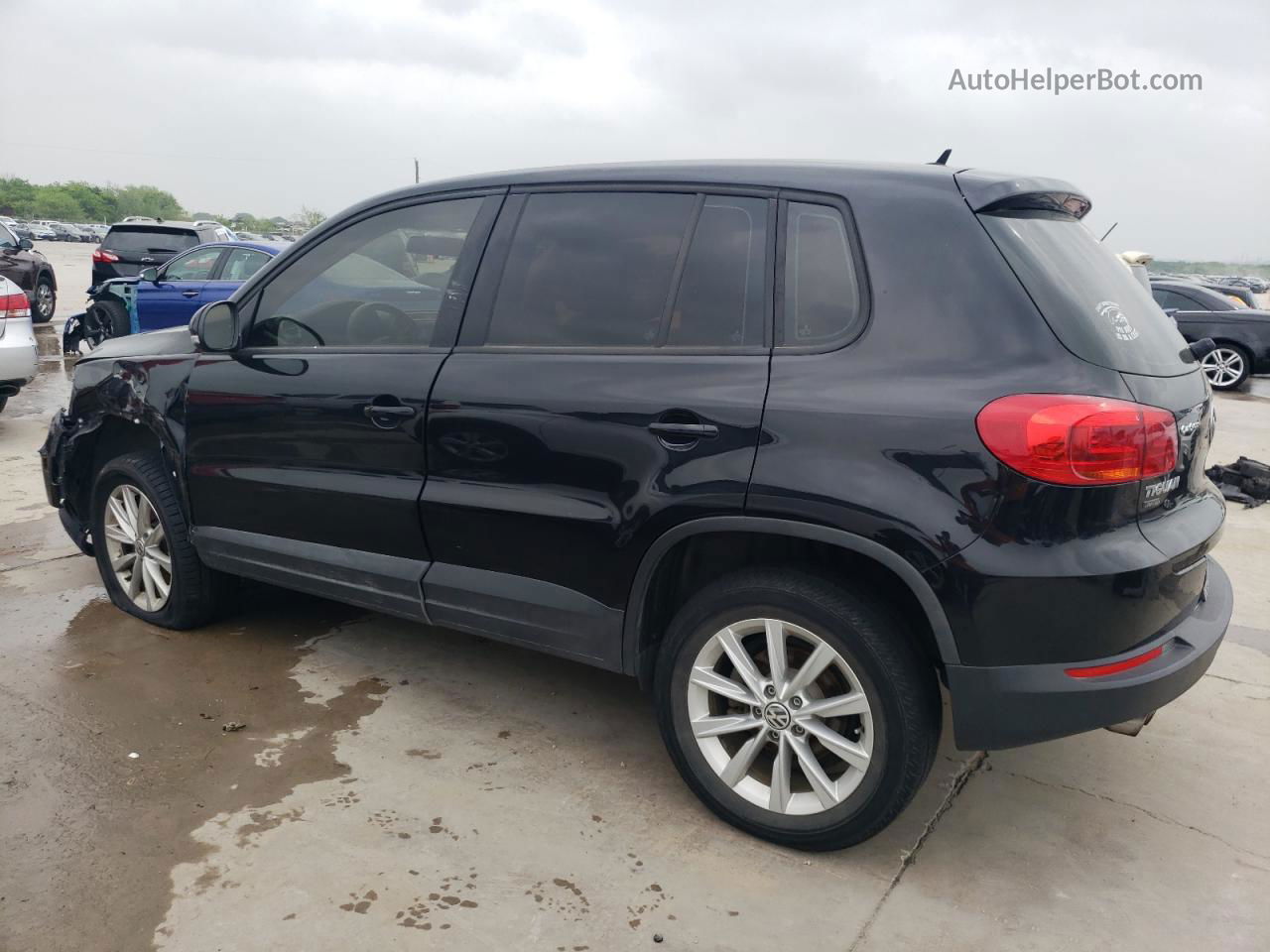 2017 Volkswagen Tiguan S Black vin: WVGAV7AX6HK050567