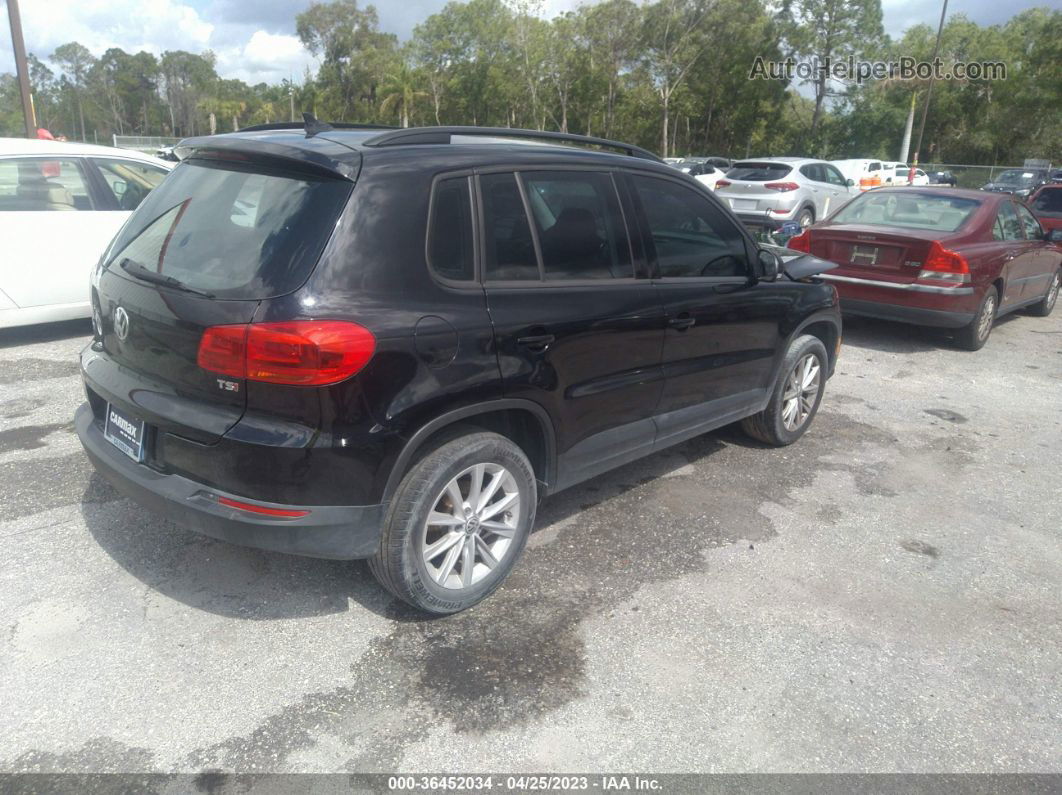 2017 Volkswagen Tiguan   Black vin: WVGAV7AX6HK052139