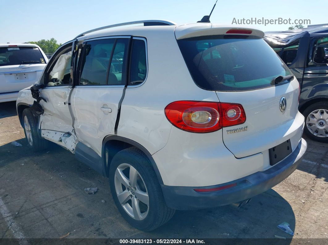 2010 Volkswagen Tiguan Wolfsburg Edition White vin: WVGAV7AX7AW520801