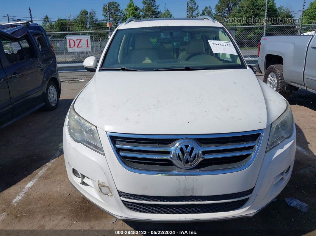 2010 Volkswagen Tiguan Wolfsburg Edition White vin: WVGAV7AX7AW520801