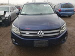 2013 Volkswagen Tiguan S Blue vin: WVGAV7AX7DW547534