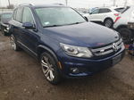 2013 Volkswagen Tiguan S Blue vin: WVGAV7AX7DW547534