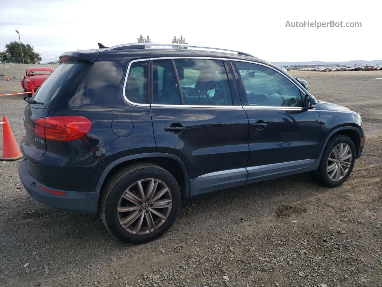 2013 Volkswagen Tiguan S Black vin: WVGAV7AX7DW555181