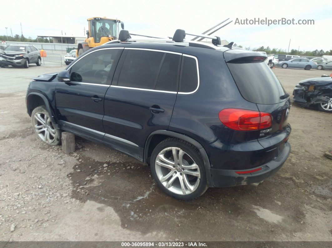 2016 Volkswagen Tiguan Sel Синий vin: WVGAV7AX7GW522394