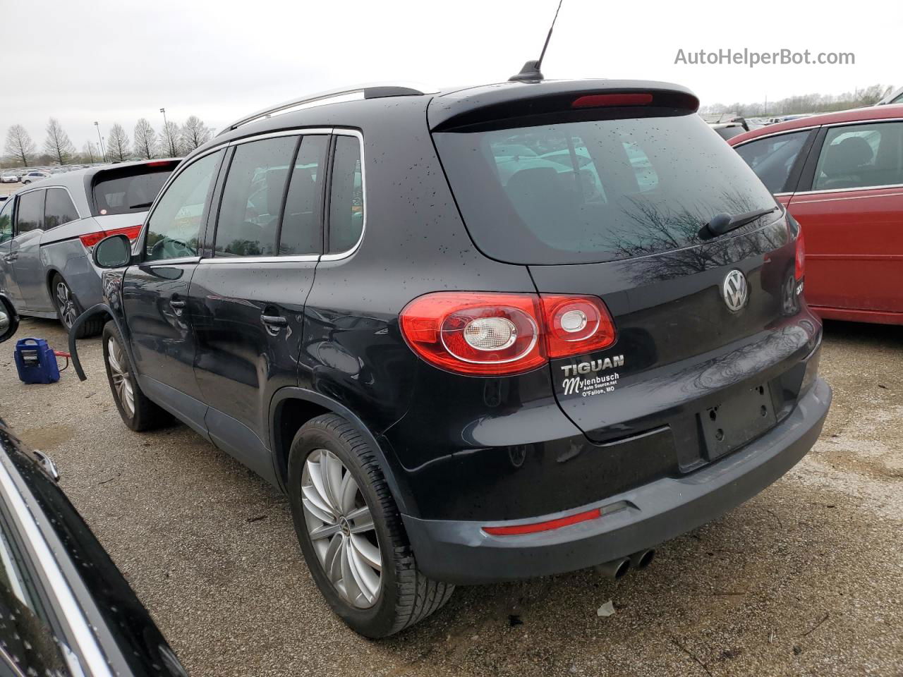 2010 Volkswagen Tiguan S Black vin: WVGAV7AX8AW510827