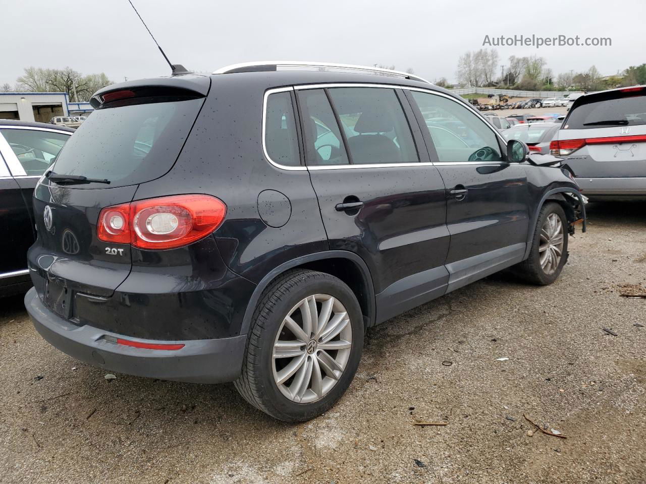 2010 Volkswagen Tiguan S Black vin: WVGAV7AX8AW510827