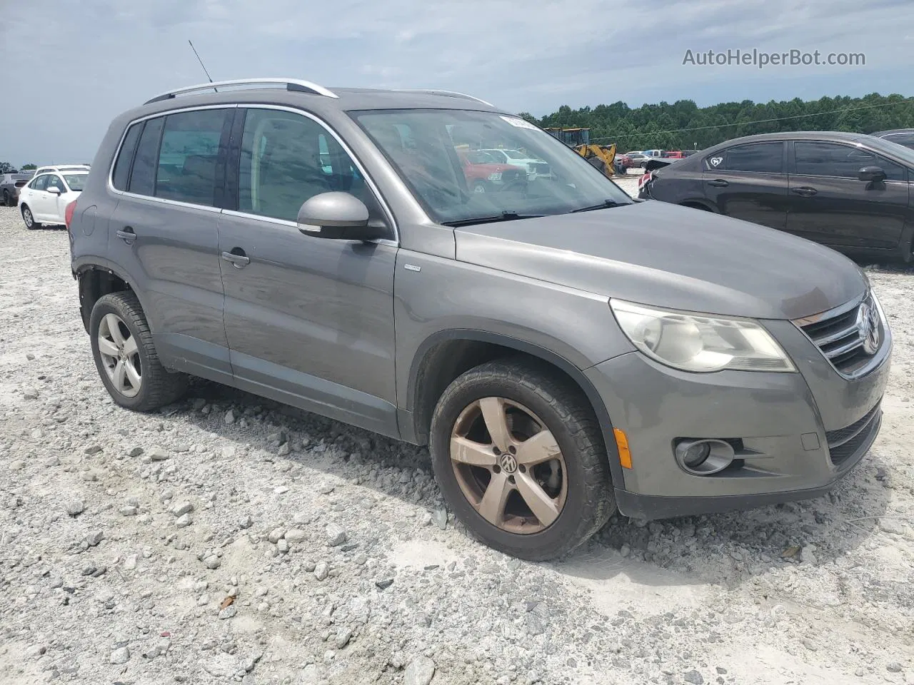 2010 Volkswagen Tiguan S Gray vin: WVGAV7AX8AW531578