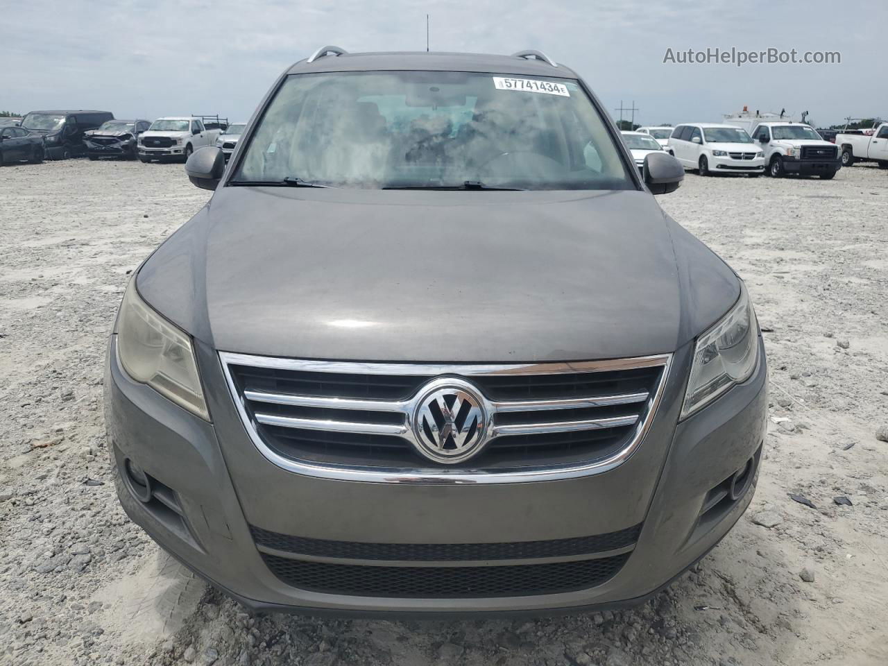 2010 Volkswagen Tiguan S Gray vin: WVGAV7AX8AW531578