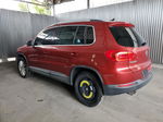 2013 Volkswagen Tiguan S Red vin: WVGAV7AX8DW023163