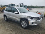 2013 Volkswagen Tiguan S Silver vin: WVGAV7AX8DW517037