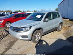 2013 Volkswagen Tiguan S Silver vin: WVGAV7AX8DW521914