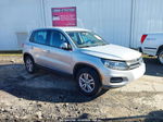 2013 Volkswagen Tiguan S Silver vin: WVGAV7AX8DW521914