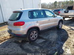 2013 Volkswagen Tiguan S Silver vin: WVGAV7AX8DW521914