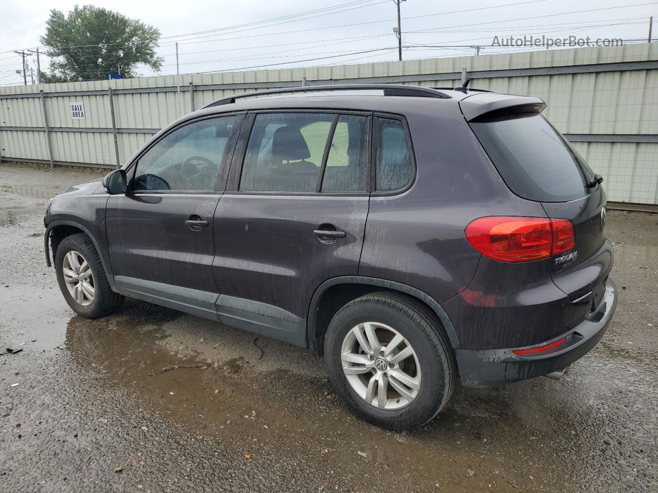 2016 Volkswagen Tiguan S Charcoal vin: WVGAV7AX8GW537325