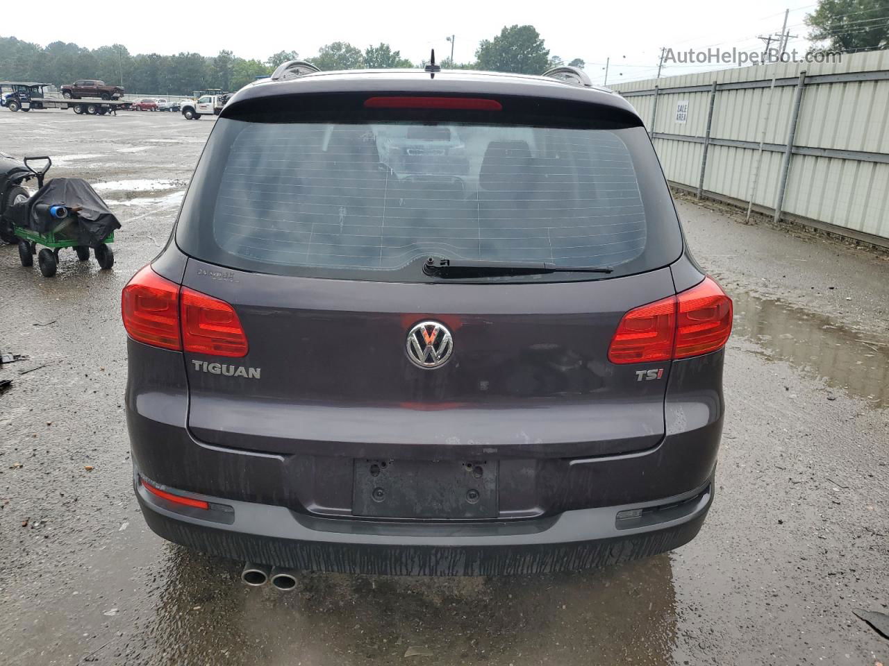 2016 Volkswagen Tiguan S Угольный vin: WVGAV7AX8GW537325