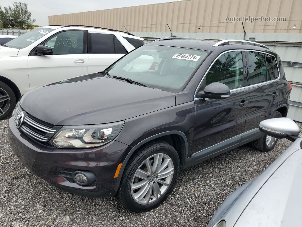 2016 Volkswagen Tiguan S Black vin: WVGAV7AX8GW560944