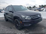 2016 Volkswagen Tiguan S Gray vin: WVGAV7AX8GW591952