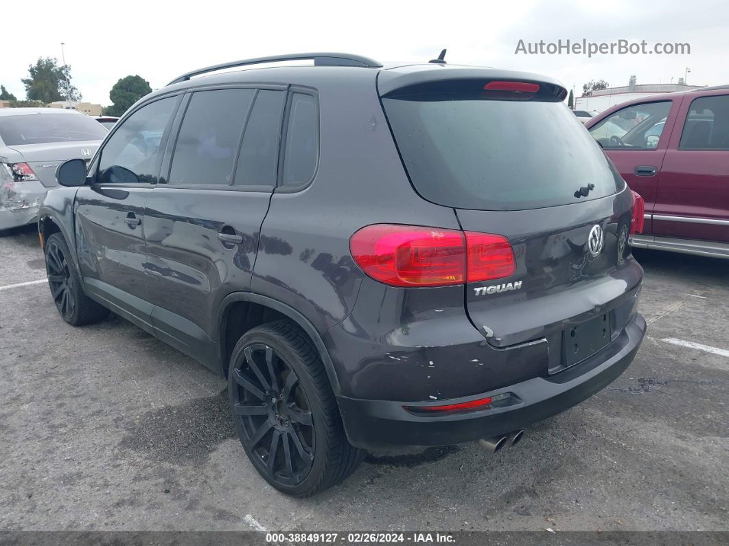 2016 Volkswagen Tiguan S Gray vin: WVGAV7AX8GW591952