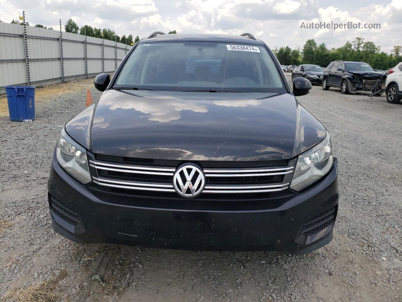 2017 Volkswagen Tiguan S Blue vin: WVGAV7AX8HK043281