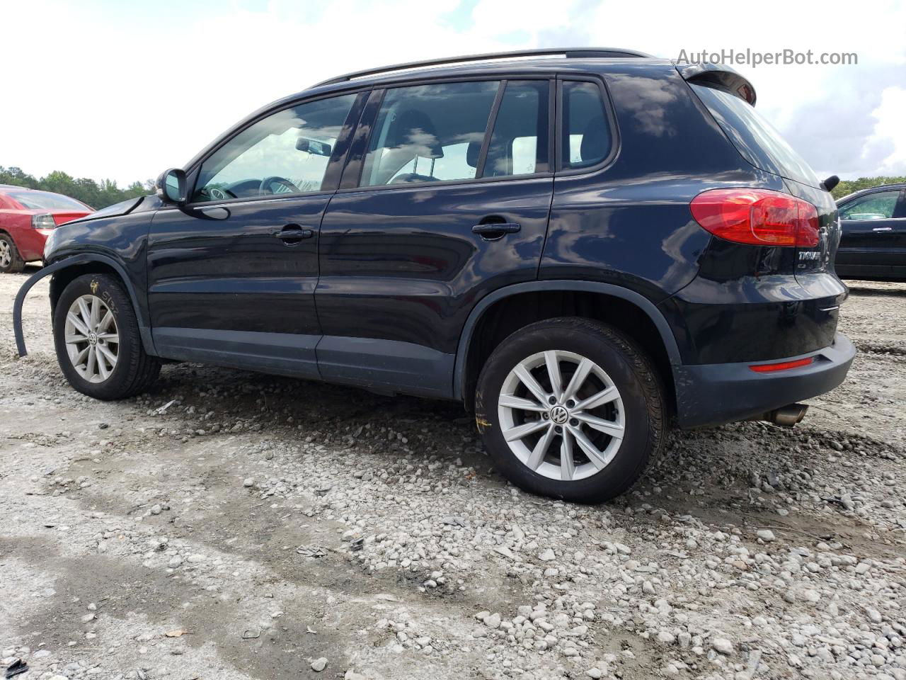 2017 Volkswagen Tiguan S Black vin: WVGAV7AX8HK051865