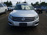 2013 Volkswagen Tiguan S Silver vin: WVGAV7AX9DW542299