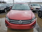 2016 Volkswagen Tiguan S Red vin: WVGAV7AX9GW068181