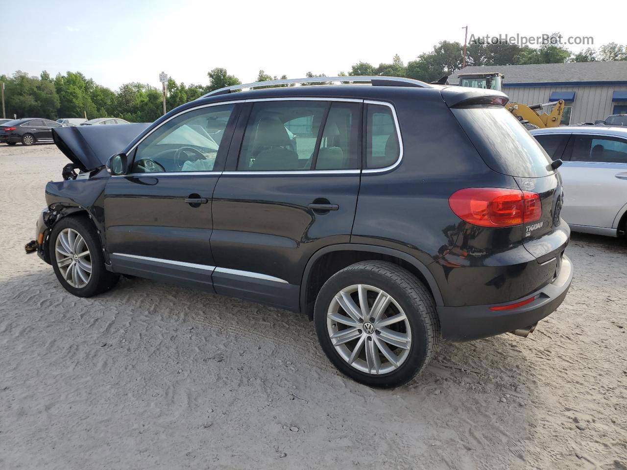 2016 Volkswagen Tiguan S Черный vin: WVGAV7AX9GW521117