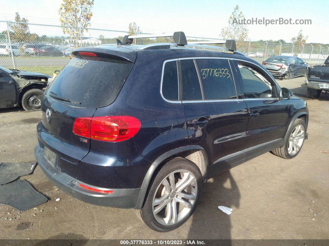 2016 Volkswagen Tiguan Sel Blue vin: WVGAV7AX9GW537303