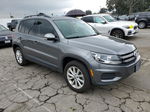 2017 Volkswagen Tiguan S Gray vin: WVGAV7AX9HK044343