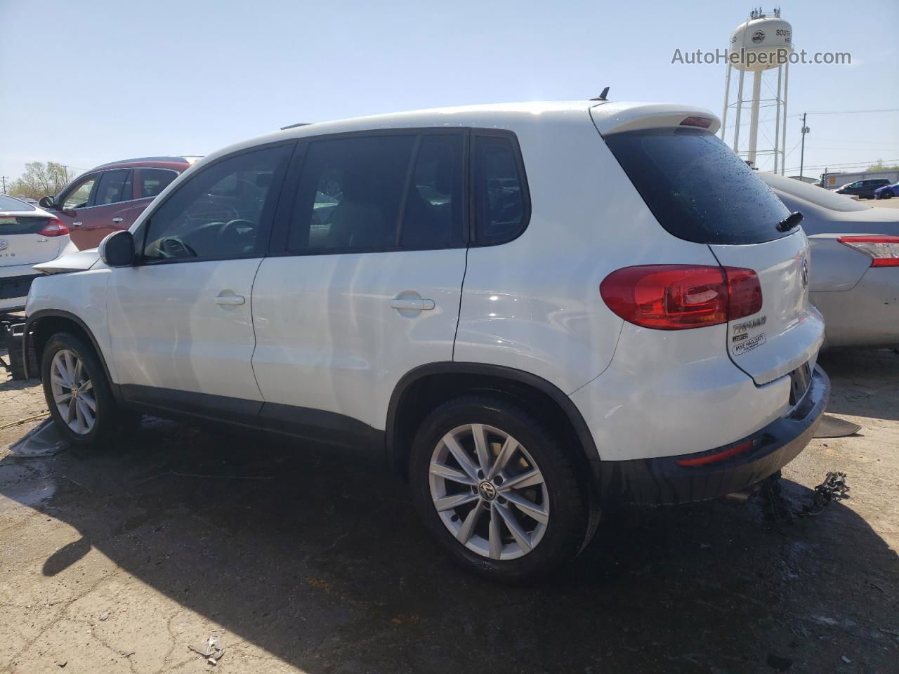 2017 Volkswagen Tiguan S White vin: WVGAV7AX9HK046108