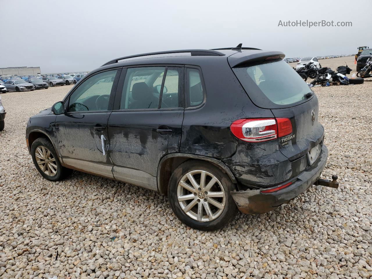 2017 Volkswagen Tiguan S Black vin: WVGAV7AX9HK055035