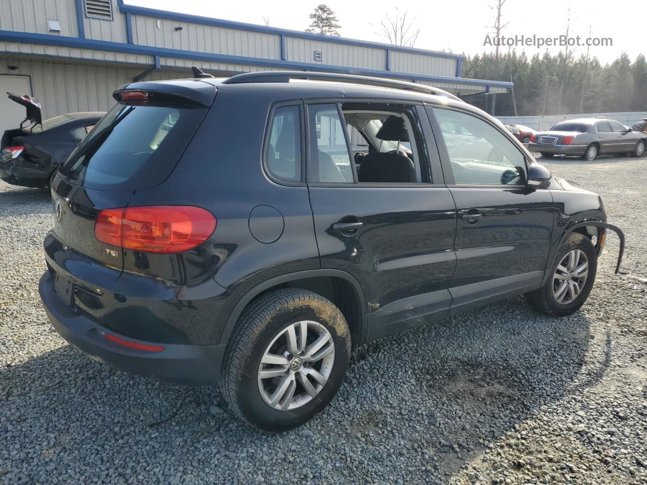 2017 Volkswagen Tiguan S Black vin: WVGAV7AX9HW509275