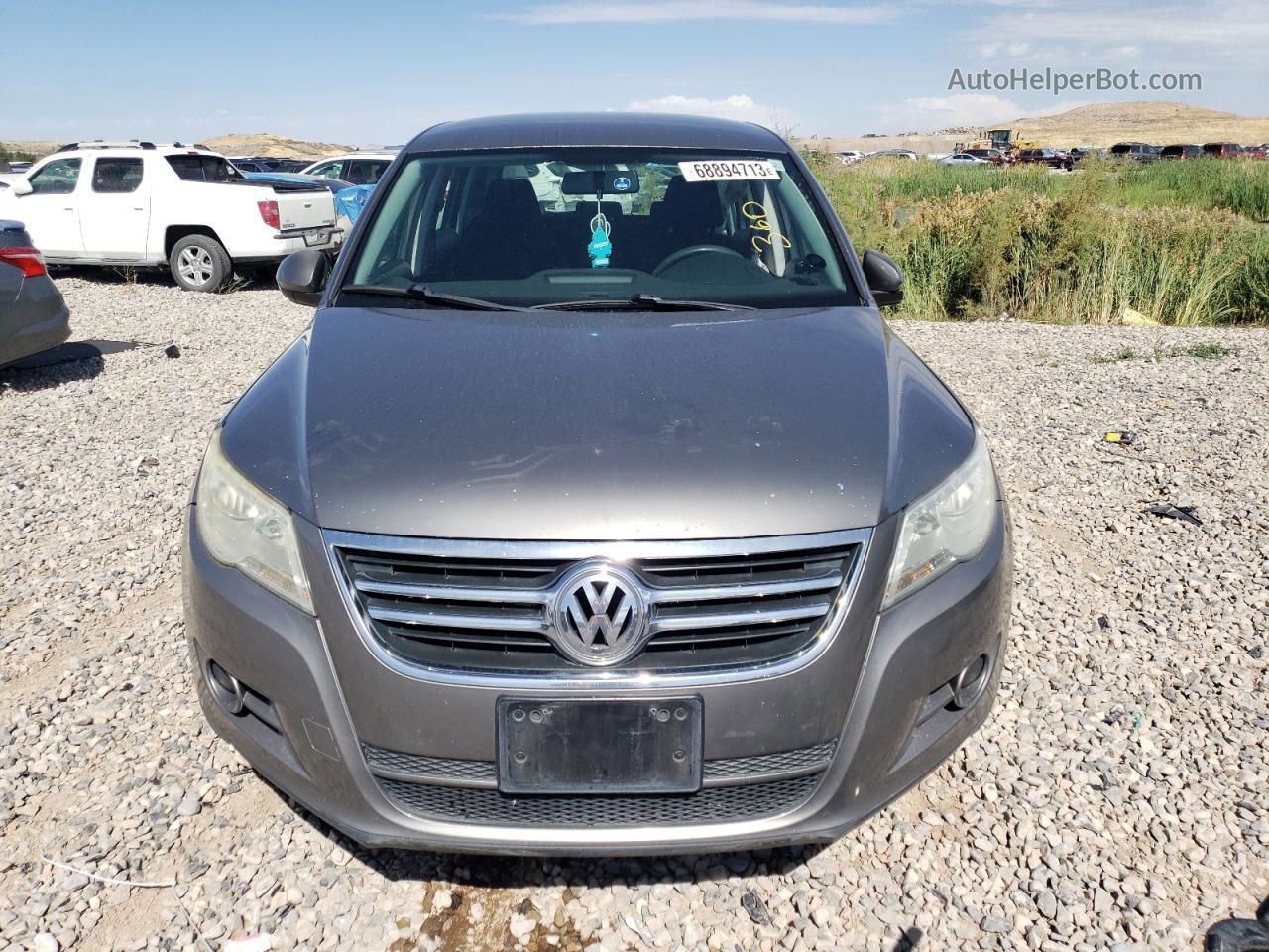 2010 Volkswagen Tiguan S Silver vin: WVGAV7AXXAW516452