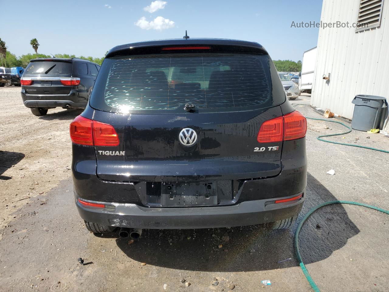 2013 Volkswagen Tiguan S Black vin: WVGAV7AXXDW551769