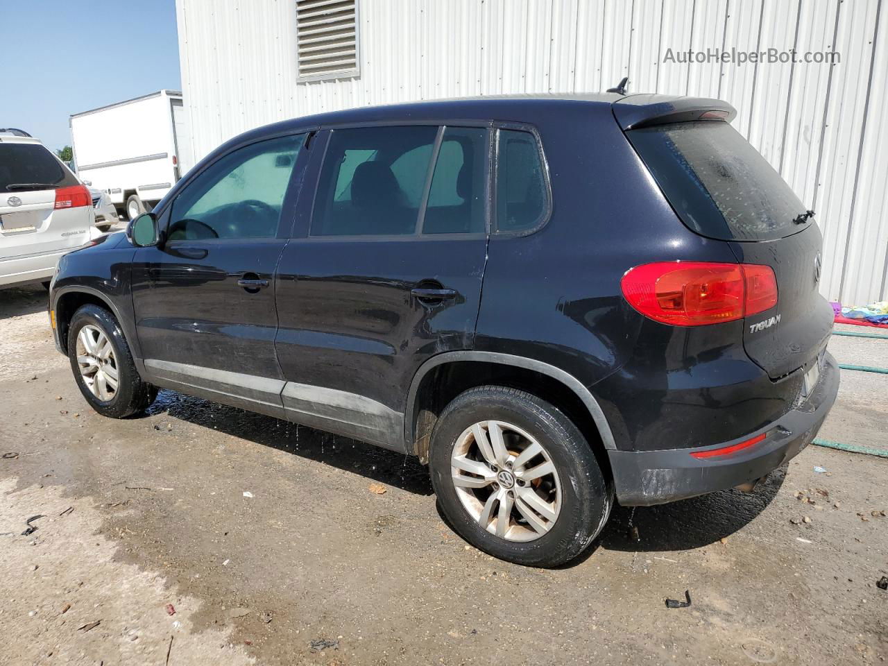 2013 Volkswagen Tiguan S Black vin: WVGAV7AXXDW551769