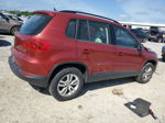 2016 Volkswagen Tiguan S Red vin: WVGAV7AXXGW003761