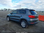 2016 Volkswagen Tiguan S Gray vin: WVGAV7AXXGW526133