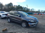 2016 Volkswagen Tiguan S Gray vin: WVGAV7AXXGW526133