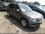 2016 Volkswagen Tiguan S Gray vin: WVGAV7AXXGW556457