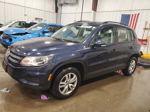 2016 Volkswagen Tiguan S Синий vin: WVGAV7AXXGW563716