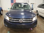 2016 Volkswagen Tiguan S Blue vin: WVGAV7AXXGW563716