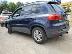 2016 Volkswagen Tiguan S Blue vin: WVGAV7AXXGW574571