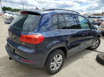 2016 Volkswagen Tiguan S Blue vin: WVGAV7AXXGW574571