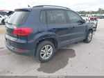 2016 Volkswagen Tiguan S Dark Blue vin: WVGAV7AXXGW589958